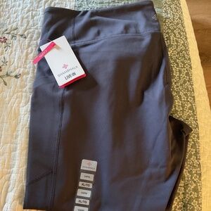 NWT SHAMBHALA LIVE-IN CAPRI EXTRA LARGE XL DARK PURPLE